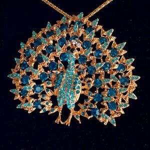 Besty Johnson Peacock Necklace